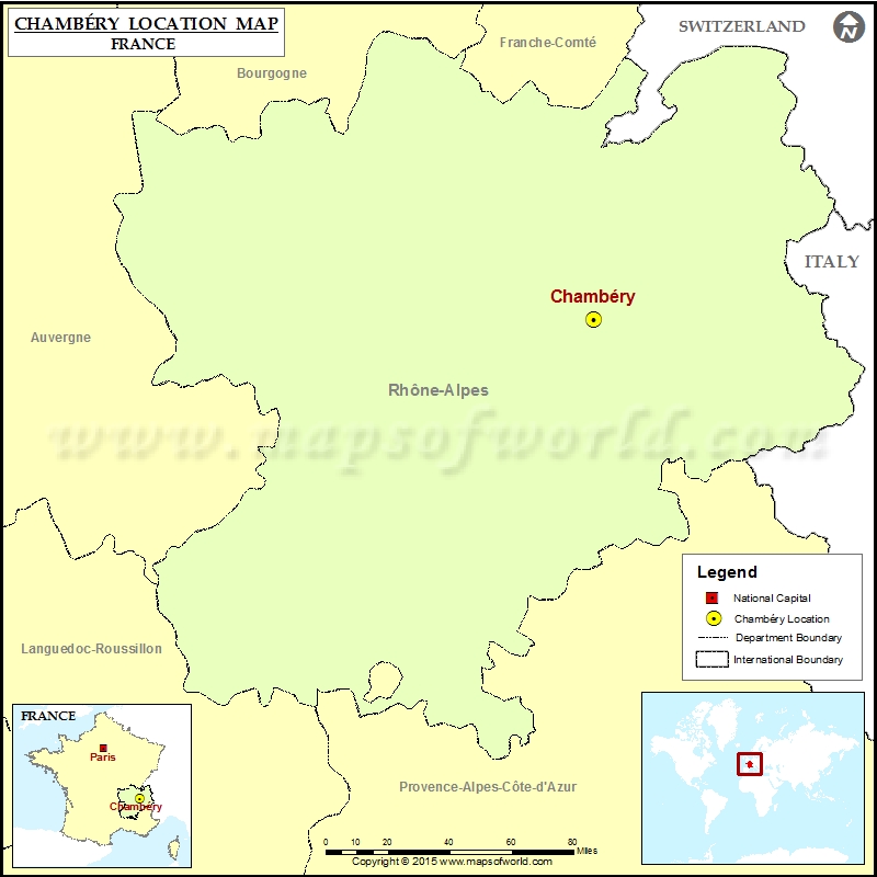 Where is Chambery Where is Chambery