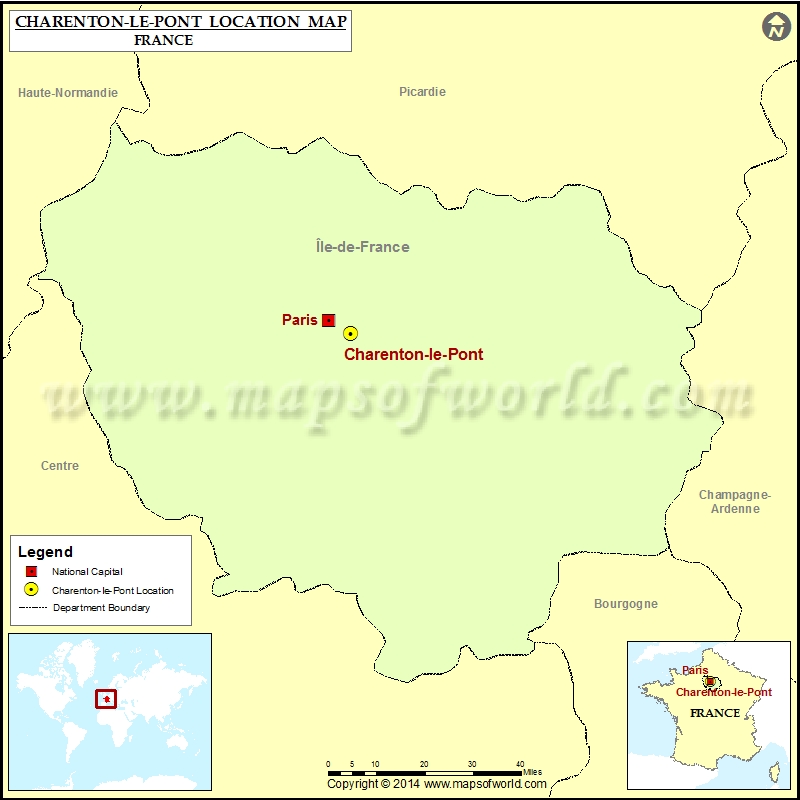 Where is Charenton-le-Pont Where is Charenton-le-Pont