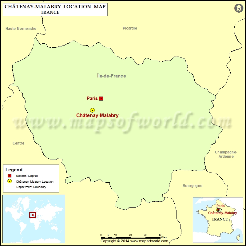 Where is Chatenay-Malabry Where is Chatenay-Malabry