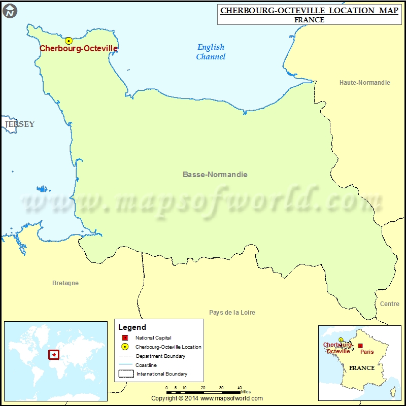 Where is Cherbourg-Octeville Where is Cherbourg-Octeville