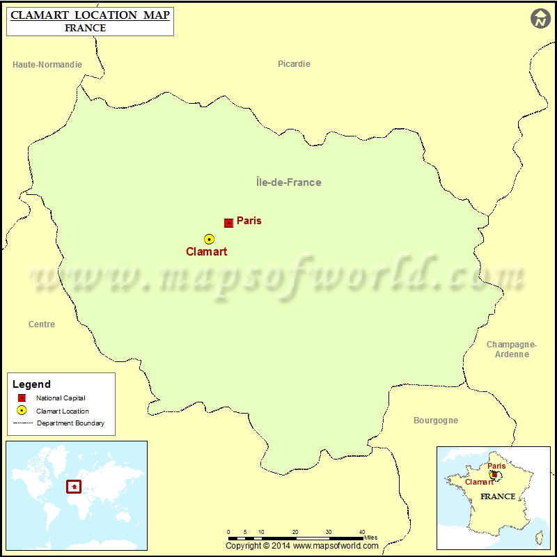 Where is Clamart Where is Clamart