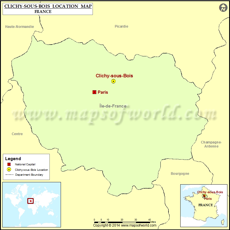 Where is Clichy-sous-Bois Where is Clichy-sous-Bois