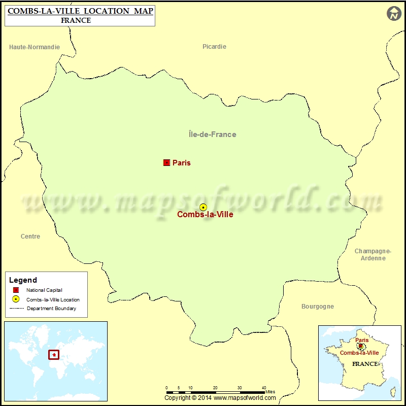 Where is Combs-la-Ville Where is Combs-la-Ville