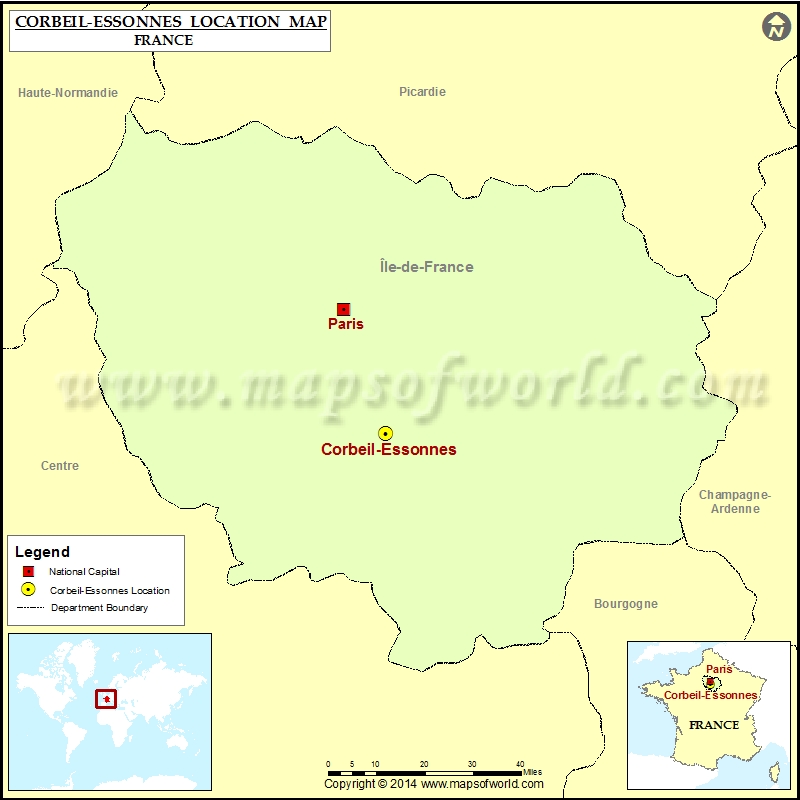 Where is Corbeil-Essonnes Where is Corbeil-Essonnes