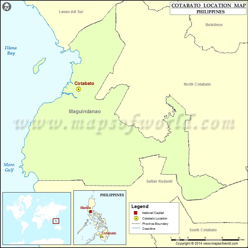 Road Map Of Cotabato City