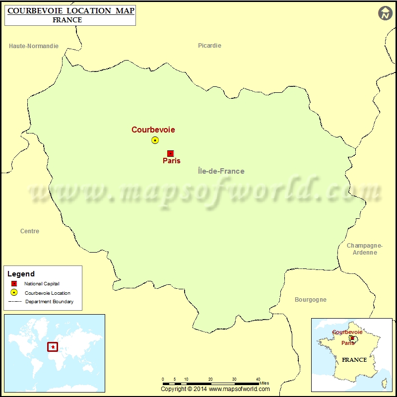 Where is Courbevoie Where is Courbevoie