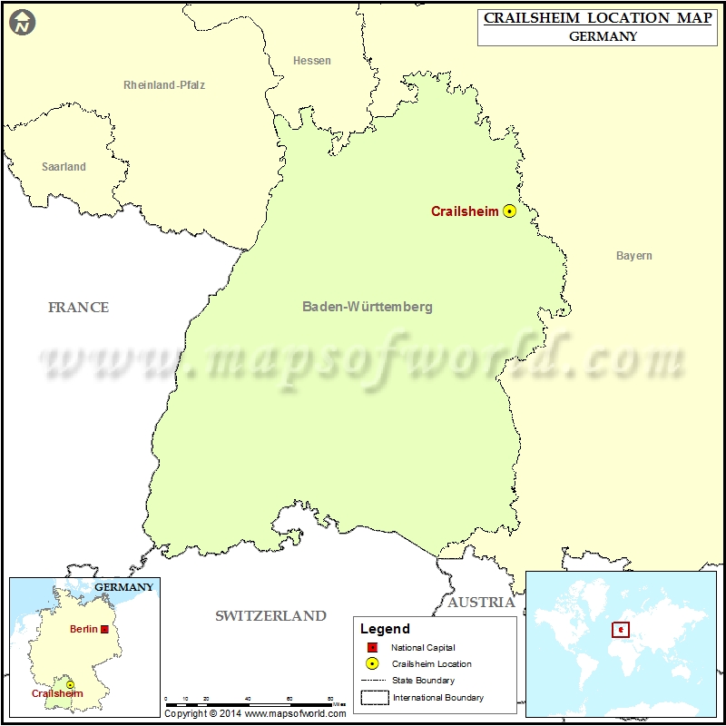 Where is Crailsheim | Location of Crailsheim in Germany Map