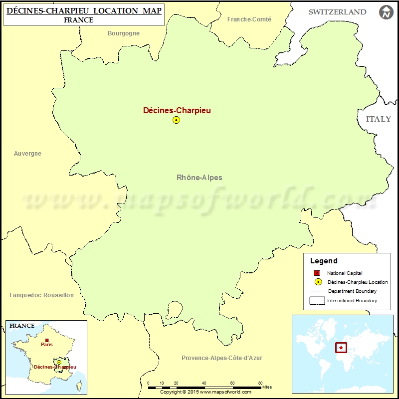 Where is Decines-Charpieu Where is Decines-Charpieu