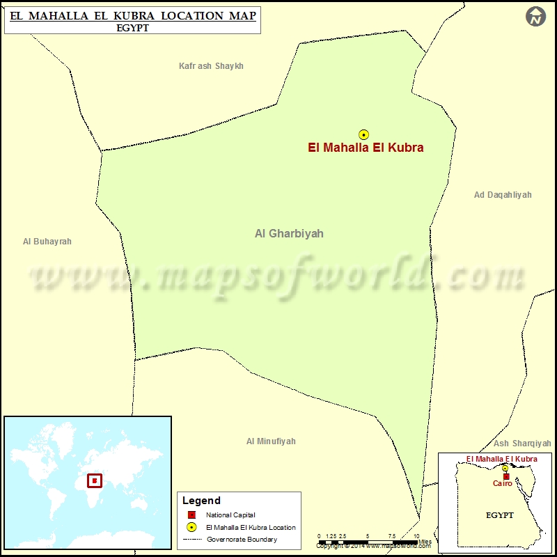 El Mahalla El Kubra Map Where Is El Mahalla El Kubra | Location Of El Mahalla El Kubra In Egypt Map