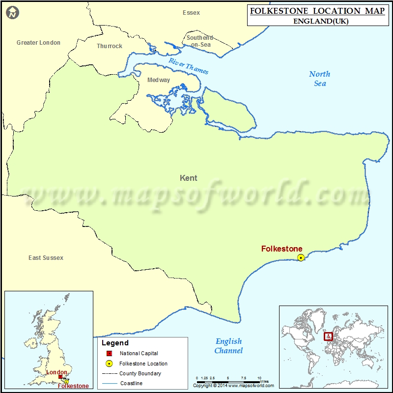 Where is Folkestone Where is Folkestone