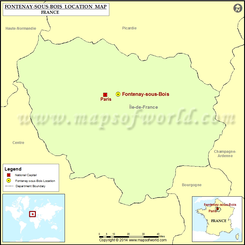 Where is Fontenay-sous-Bois Where is Fontenay-sous-Bois