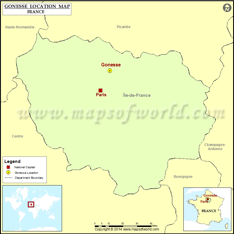 Where is Gonesse Where is Gonesse