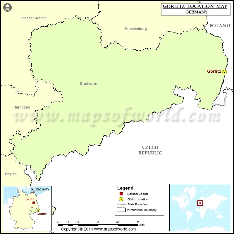 Where is Gorlitz | Location of Gorlitz in Germany Map