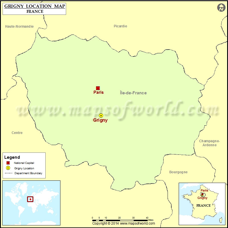 Where is Grigny Where is Grigny