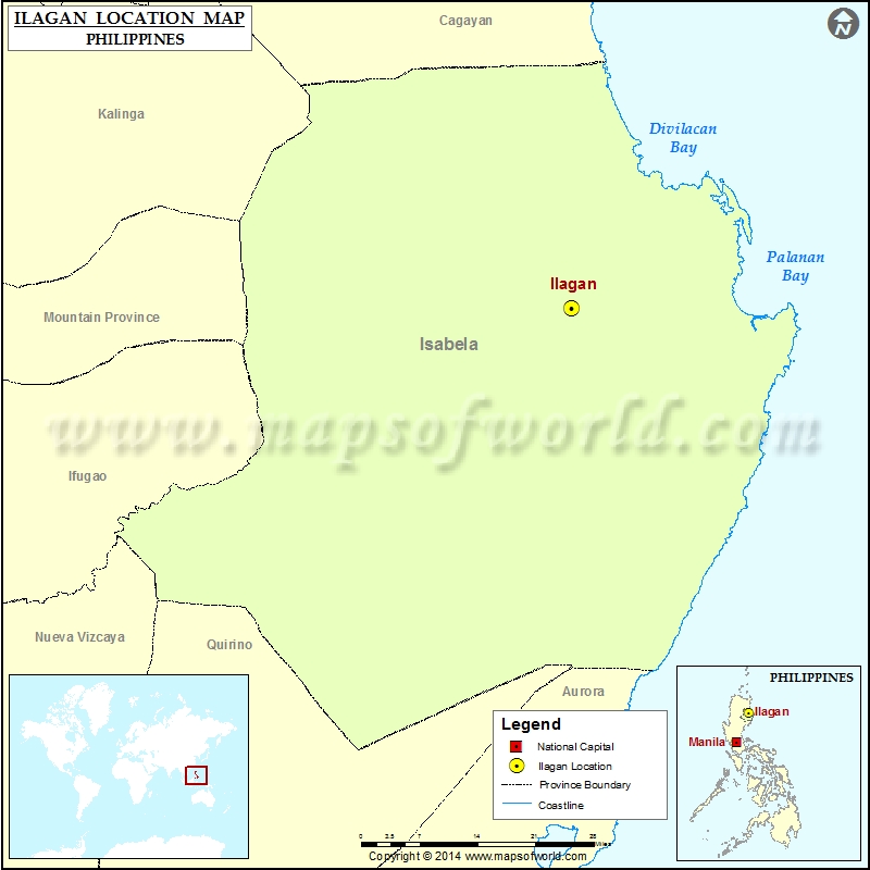 Where is Ilagan | Location of Ilagan in Philippines Map