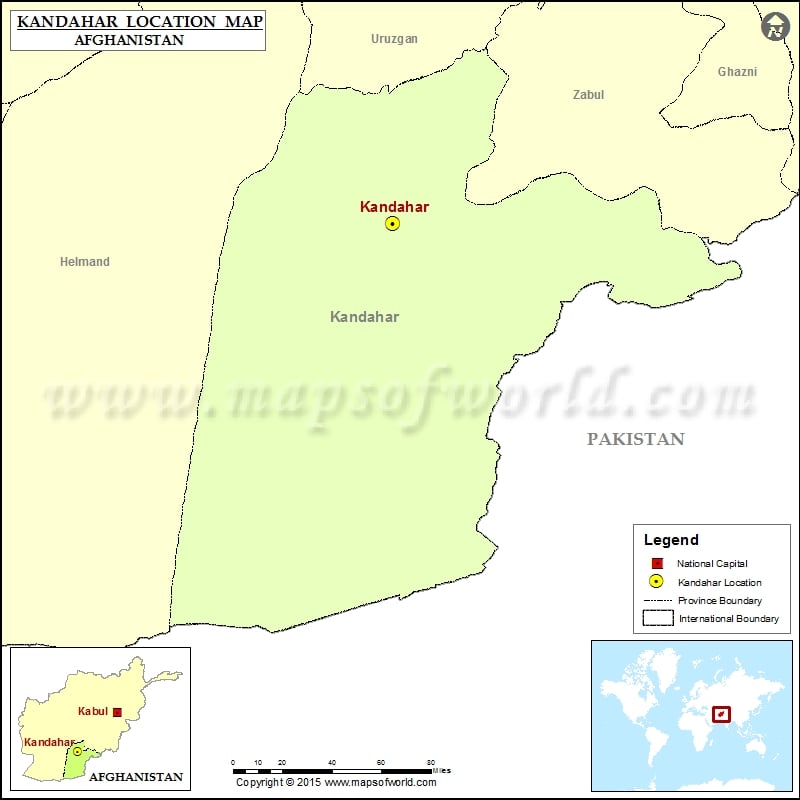 Where Is Kandahar Located In Afghanistan