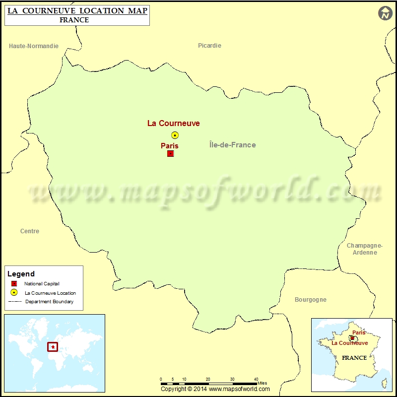Where is La Courneuve Where is La Courneuve