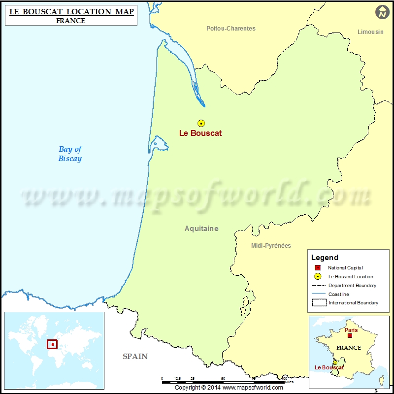 Where is Le Bouscat Where is Le Bouscat