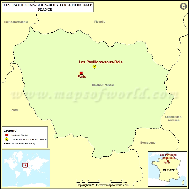 Where is Les Pavillons-sous-Bois Where is Les Pavillons-sous-Bois