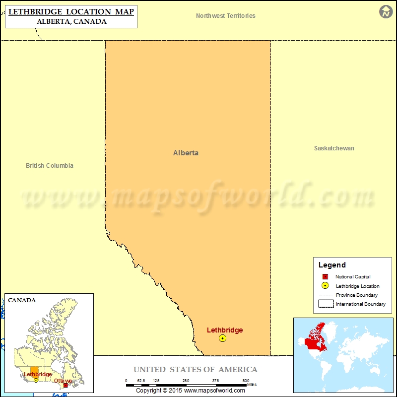 Where Is Lethbridge Located In Canada Map   Lethbridge 