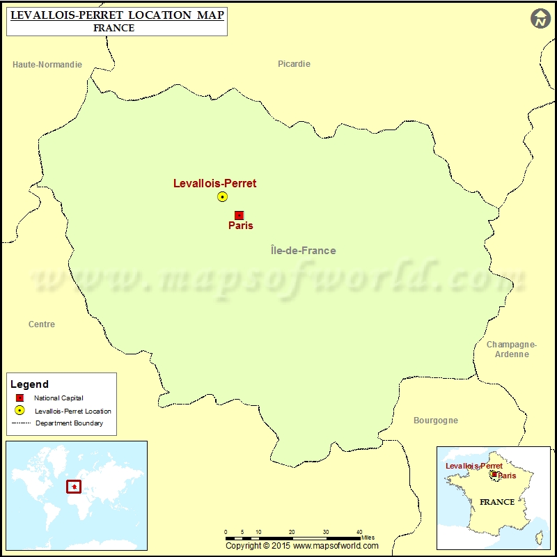 Where is Levallois-Perret Where is Levallois-Perret