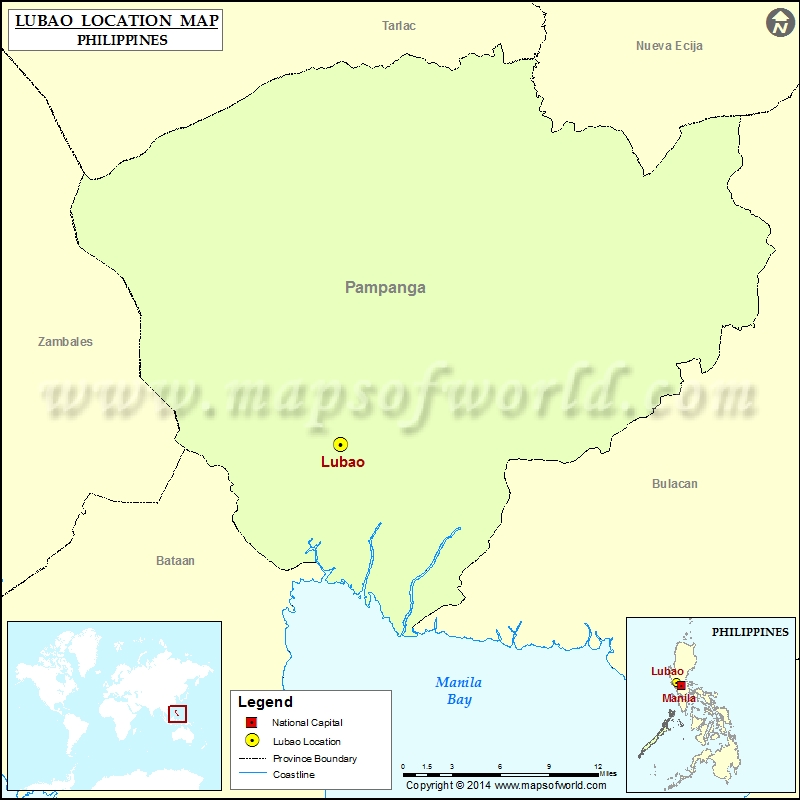 Where is Lubao | Location of Lubao in Philippines Map