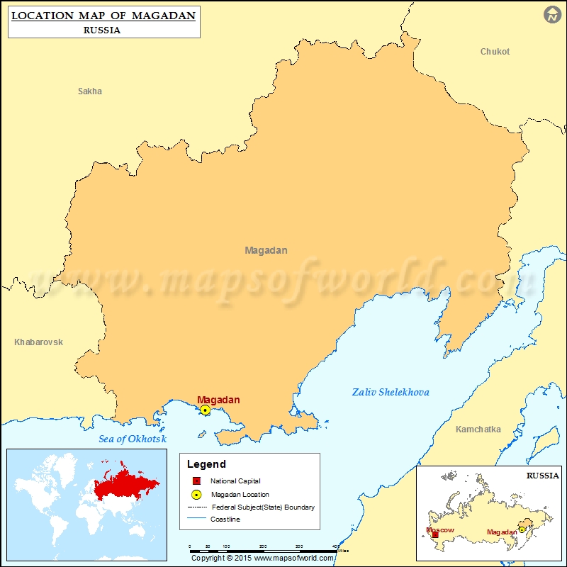 magadan karte Where is Magadan | Location of Magadan in Russia Map