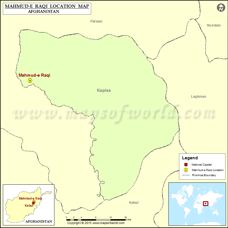 Where is Mahmud-e Raqi Where is Mahmud-e Raqi