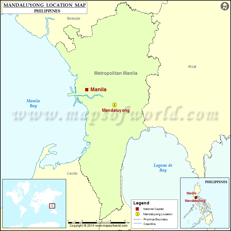 Where Is Mandaluyong Location Of Mandaluyong In Philippines Map   Mandaluyong Location Map 