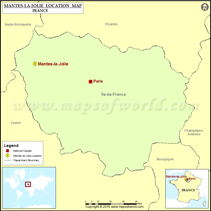 Where is Mantes-la-Jolie Where is Mantes-la-Jolie