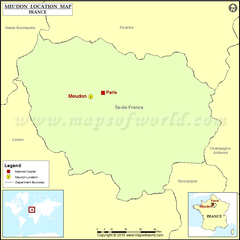 Where is Meudon Where is Meudon