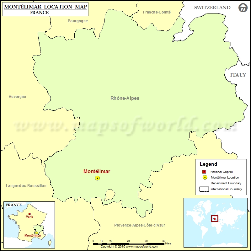 Where is Montelimar Where is Montelimar