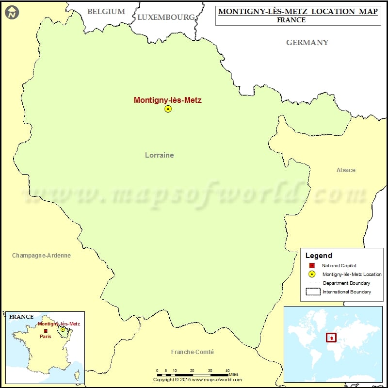 Where is Montigny-les-Metz