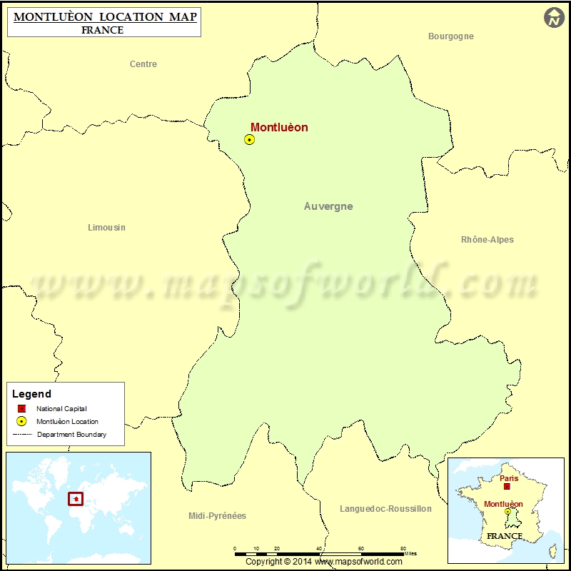 Where is Montlueon Where is Montlueon