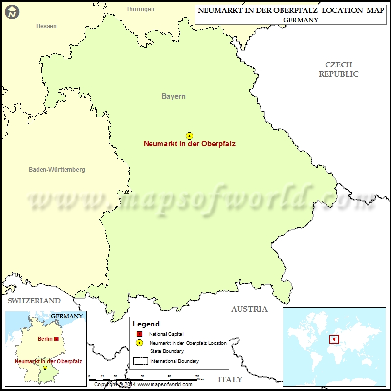 Where is Neumarkt in der Oberpfalz | Location of Neumarkt in der ...