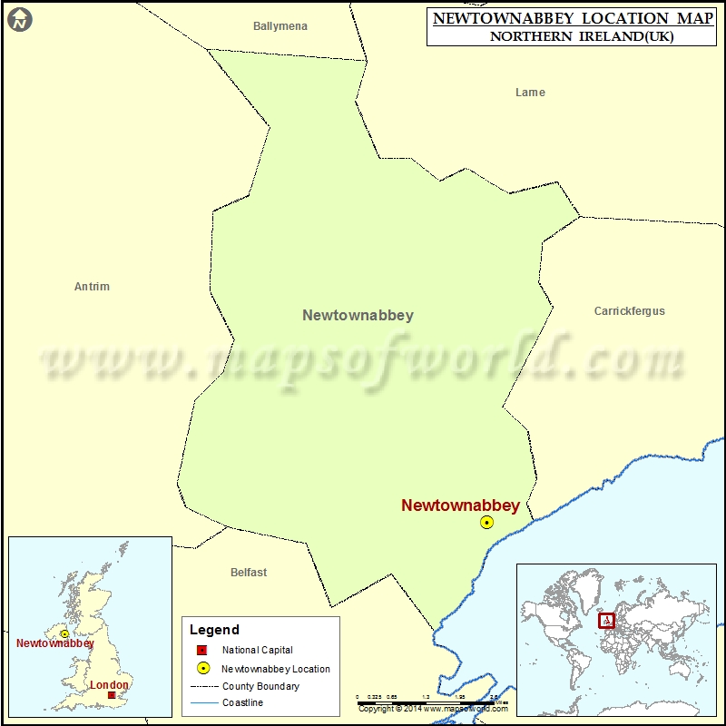 Where is Newtownabbey Where is Newtownabbey