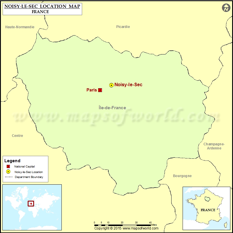 Where is Noisy-le-Sec Where is Noisy-le-Sec