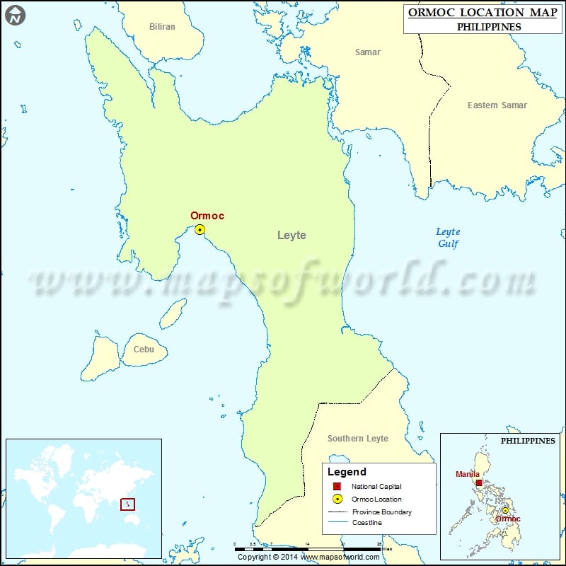 Where is Ormoc | Location of Ormoc in Philippines Map