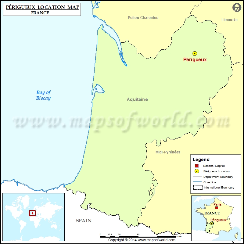 Where is Perigueux Where is Perigueux