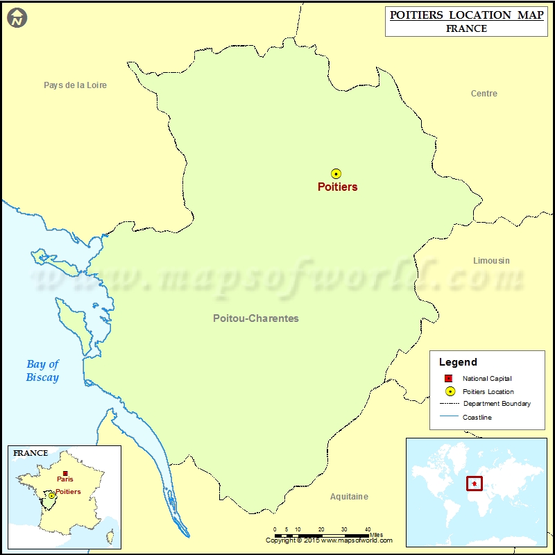 Where is Poitiers Where is Poitiers