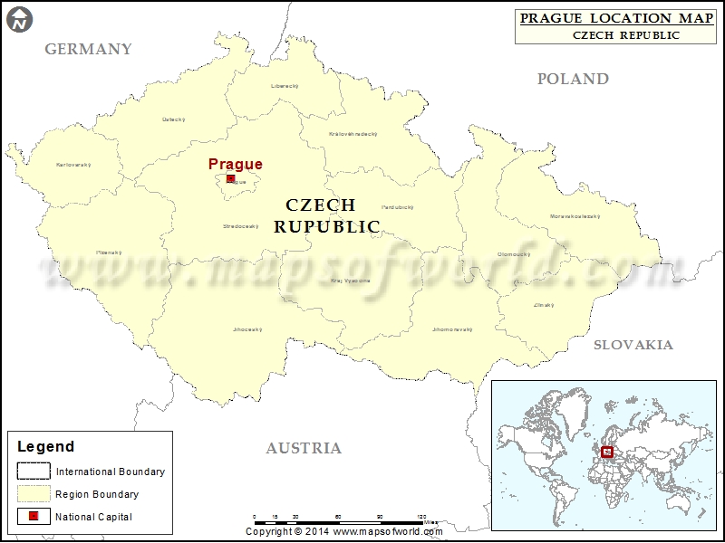 where is prague located on the world map Where Is Prague Location Of Prague In Czech Republic Map where is prague located on the world map