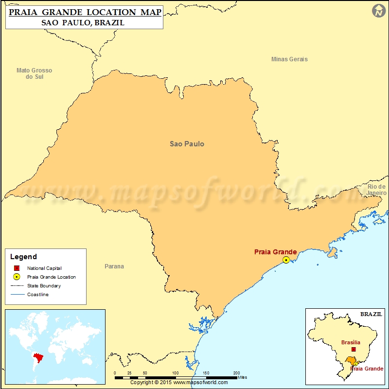 Where is Praia Grande