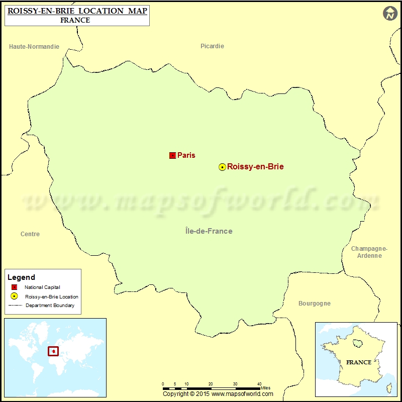 Where is Roissy-en-Brie Where is Roissy-en-Brie