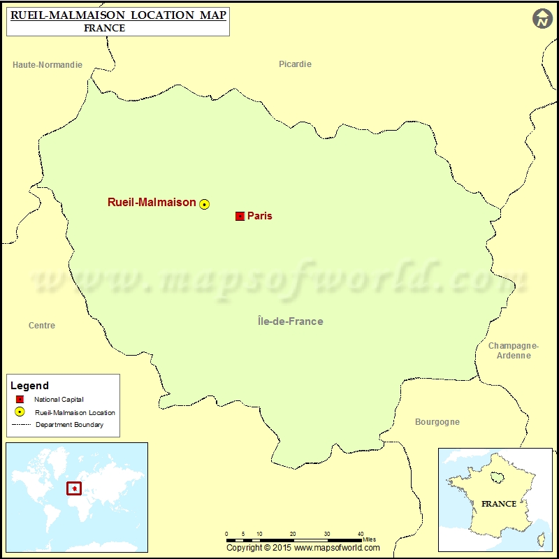 Where is Rueil-Malmaison Where is Rueil-Malmaison