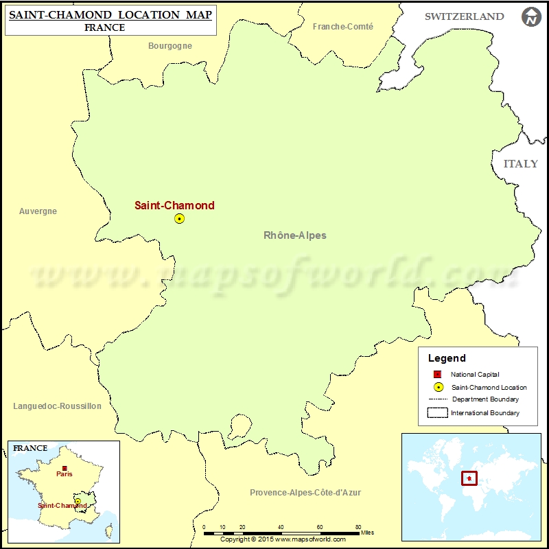 Where is Saint-Chamond Where is Saint-Chamond