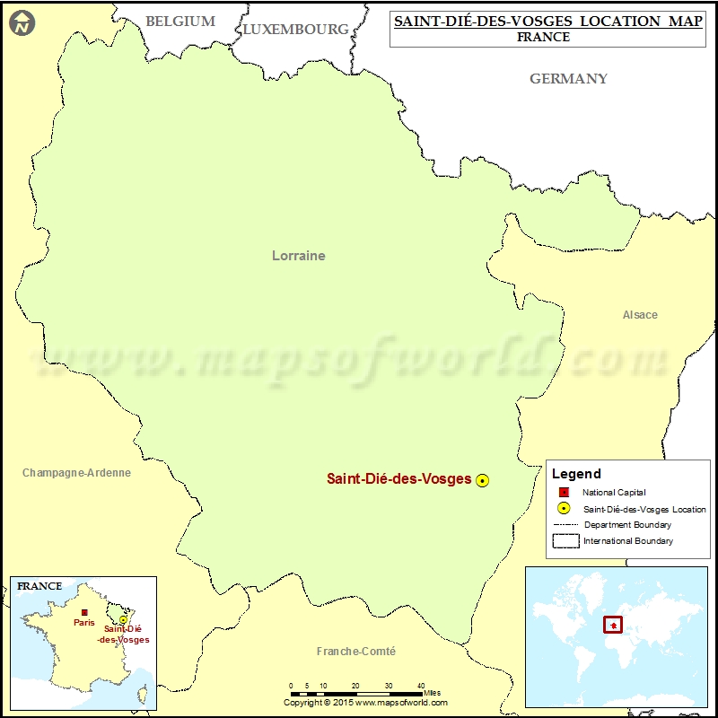 Where is Saint-Die-des-Vosges Where is Saint-Die-des-Vosges