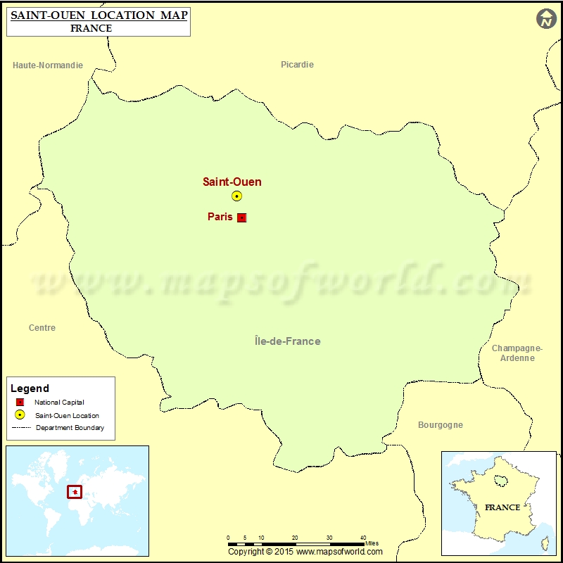Where is Saint-Ouen Where is Saint-Ouen