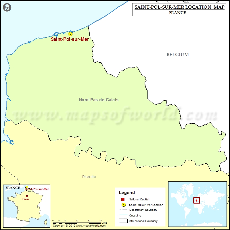 Where is Saint-Pol-sur-Mer Where is Saint-Pol-sur-Mer