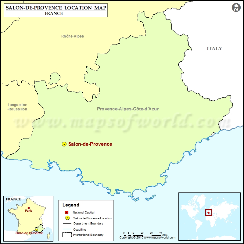 Where is Salon-de-Provence Where is Salon-de-Provence