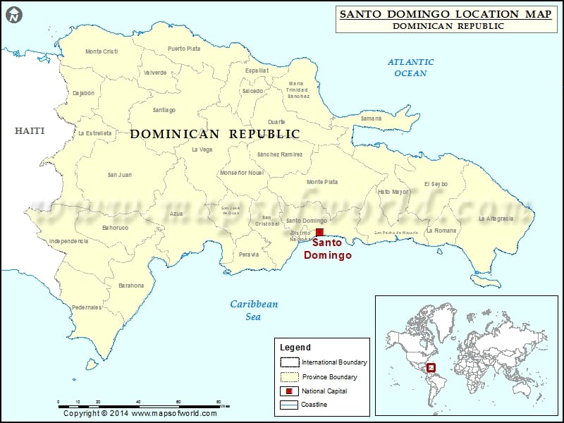 Where is Santo Domingo